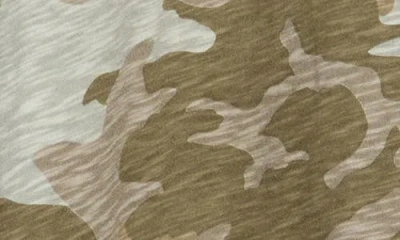 Atm Anthony Thomas Melillo Camo Print Cotton Maxi Skirt In Multi