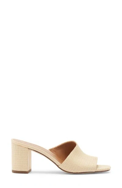 Nordstrom Rack Luella Block Heel Slide Sandal In Brown