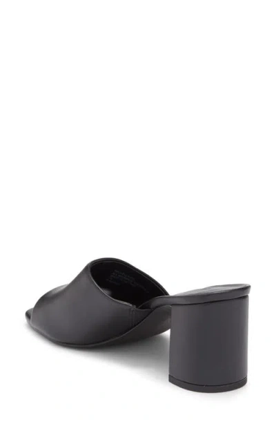 Nordstrom Rack Luella Block Heel Slide Sandal In Black
