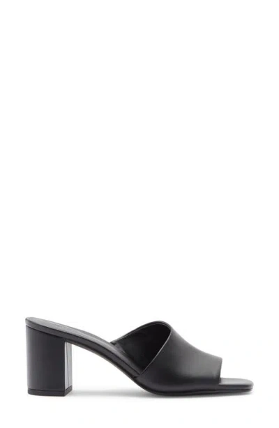 Nordstrom Rack Luella Block Heel Slide Sandal In Black