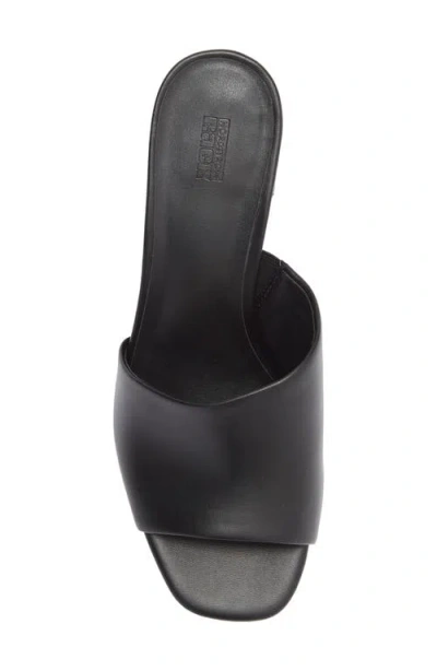 Nordstrom Rack Luella Block Heel Slide Sandal In Black