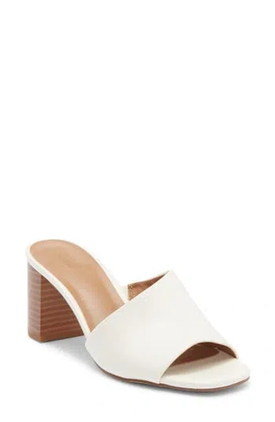 Nordstrom Rack Luella Block Heel Slide Sandal In White