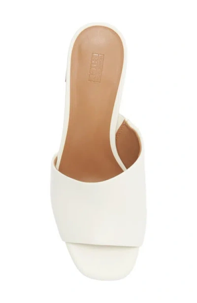 Nordstrom Rack Luella Block Heel Slide Sandal In White