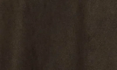 Renee C Faux Suede Flare Skirt In Green