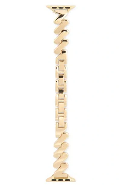 Nordstrom Rack Apple Watch® Linked Watchband In Gold