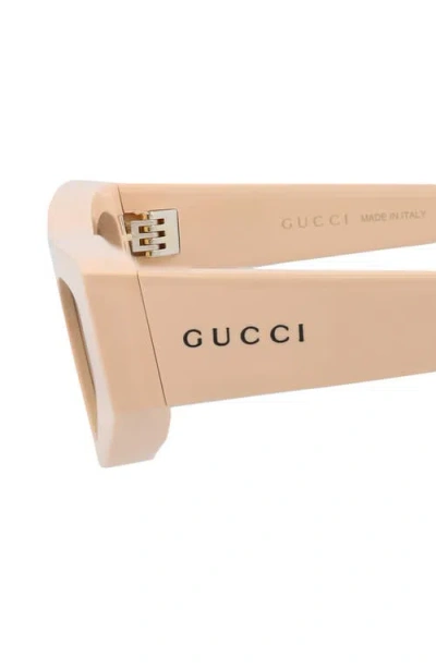 Gucci 51mm Cat Eye Sunglasses In Neutral
