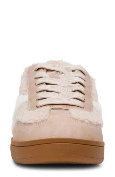 Dolce Vita Dv By  Vitally Faux Shearling Lined Mule Sneaker In Neutral