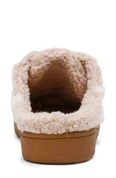 Dolce Vita Dv By  Vitally Faux Shearling Lined Mule Sneaker In Neutral
