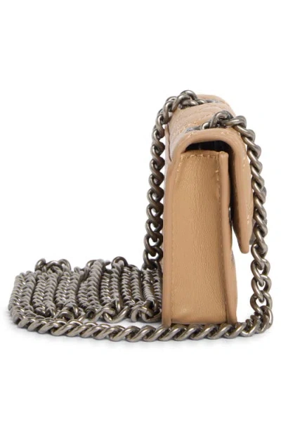 Kurt Geiger London Micro Brixton Crossbody Bag In Brown