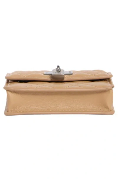 Kurt Geiger London Micro Brixton Crossbody Bag In Brown