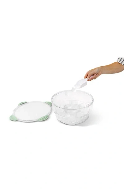 Core Home 6-section Snack Lazy Susan With Ice Compartment In Green