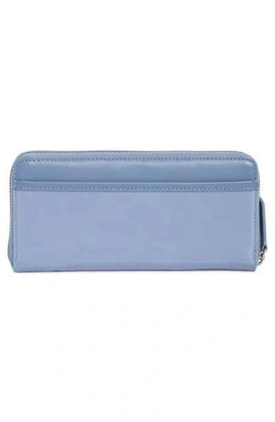 Tumi Zip Around Continental Wallet In Blue