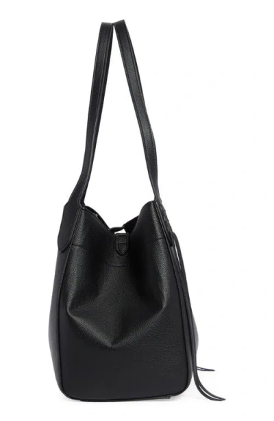 Sam Edelman Hellen Pebbled Leather Tote Bag In Black
