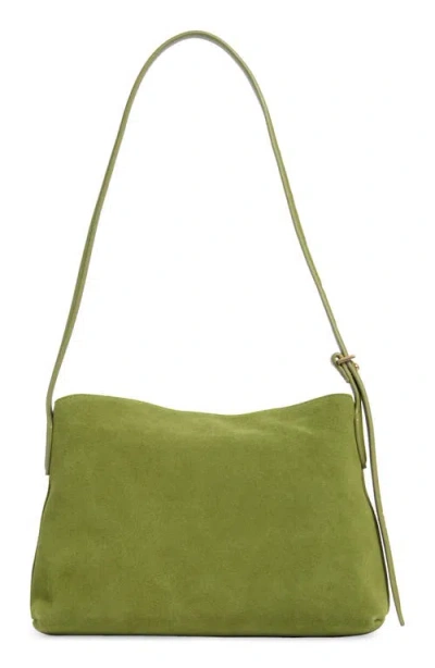 Sam Edelman Harlyn Suede Shoulder Bag In Green