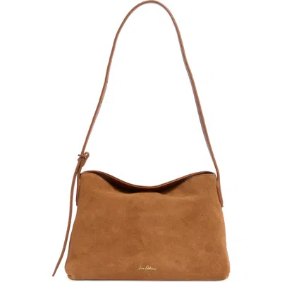 Sam Edelman Harlyn Suede Shoulder Bag In Brown