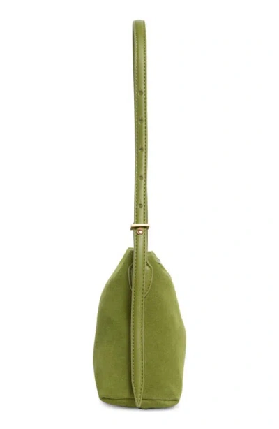 Sam Edelman Harlyn Suede Shoulder Bag In Green