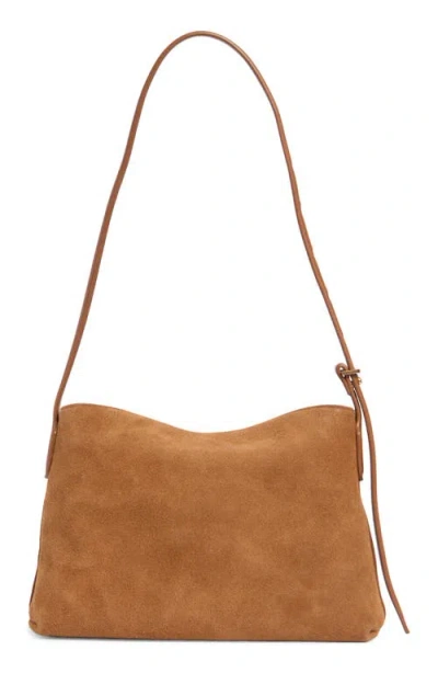Sam Edelman Harlyn Suede Shoulder Bag In Brown
