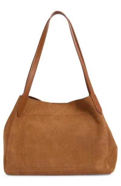 Sam Edelman Hellen Suede Tote Bag In Brown