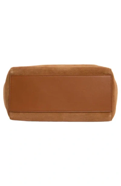 Sam Edelman Hellen Suede Tote Bag In Brown