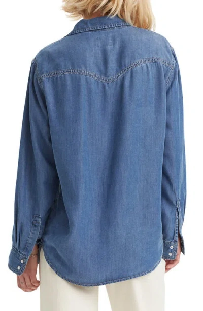 Levi's Sawyer Western Shirt In Blue