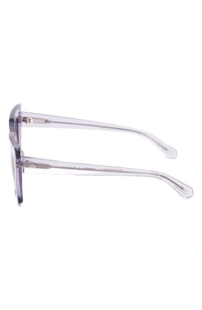 Sito Shades Cult Vision 51mm Polarized Gradient Cat Eye Sunglasses In Purple