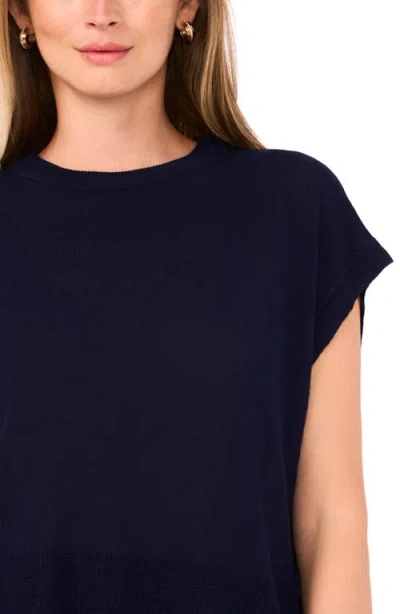 Halogen ® Crewneck Rib Sweater Top In Multi