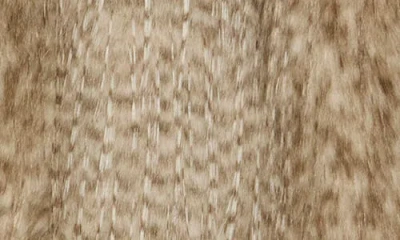 Vigoss Faux Fur Vest In Neutral