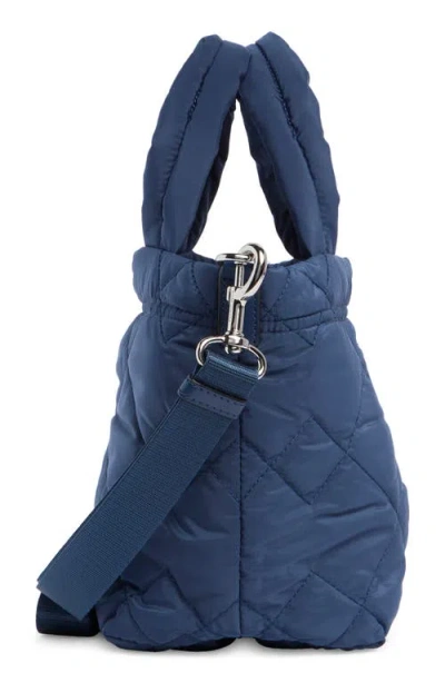 Marc Jacobs Mini Quilted Nylon Tote In Blue