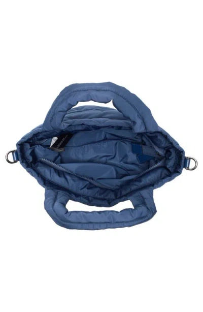 Marc Jacobs Mini Quilted Nylon Tote In Blue