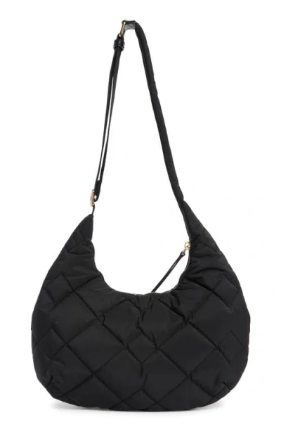Marc Jacobs Quilted Nylon Shoulder Bag In Black