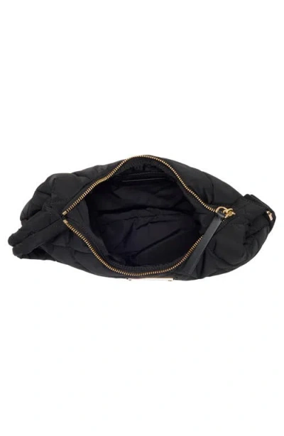 Marc Jacobs Quilted Nylon Shoulder Bag In Black