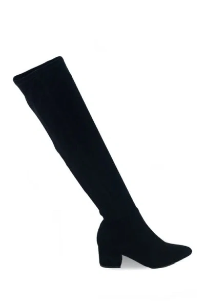 Chase & Chloe Chase And Chloe Wynter Over The Knee Boot In Black