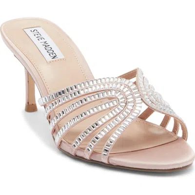 Steve Madden Melanyy Crystal Embellished Slide Sandal In Multi