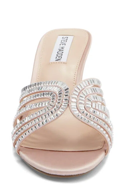 Steve Madden Melanyy Crystal Embellished Slide Sandal In Multi