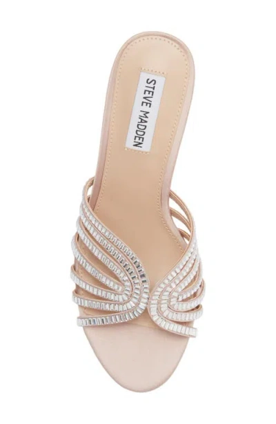 Steve Madden Melanyy Crystal Embellished Slide Sandal In Multi