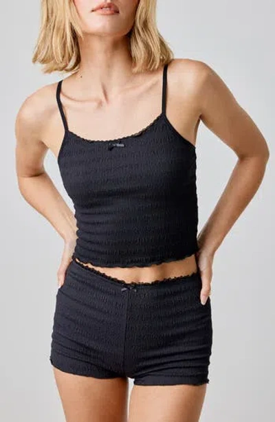 Florence By Mills Seersucker Crop Camisole In Multi