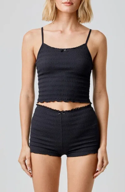 Florence By Mills Seersucker Crop Camisole In Multi