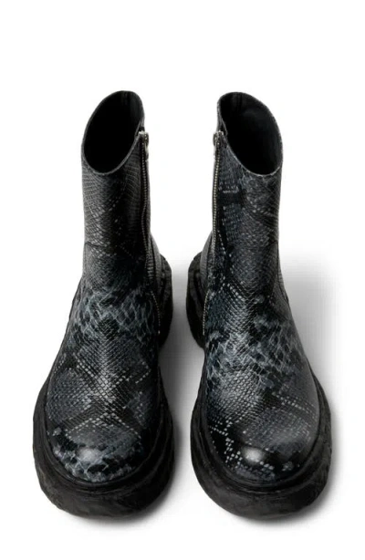 Camperlab Lab Vamonos Snakeskin Embossed Boot In Multi