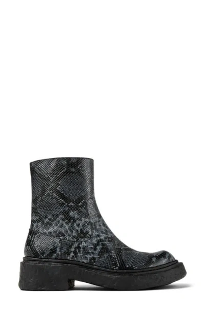 Camperlab Lab Vamonos Snakeskin Embossed Boot In Multi