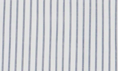 Max Studio Stripe Button-up Shirt In Gray