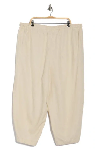 Max Studio Drawstring Lantern Pants In Neutral