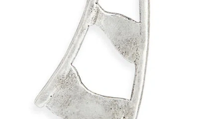 Karine Sultan Openwork Drop Earrings In Metallic