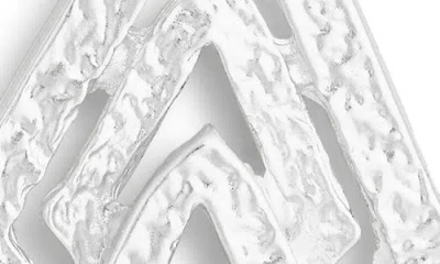 Karine Sultan Layered Triangle Stud Earrings In Metallic