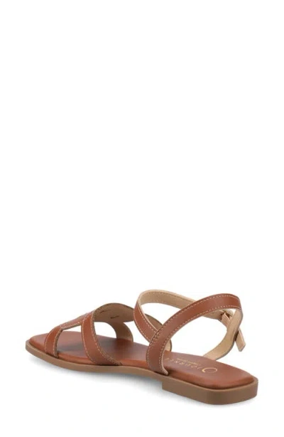 Journee Collection Bridey Sandal In Brown