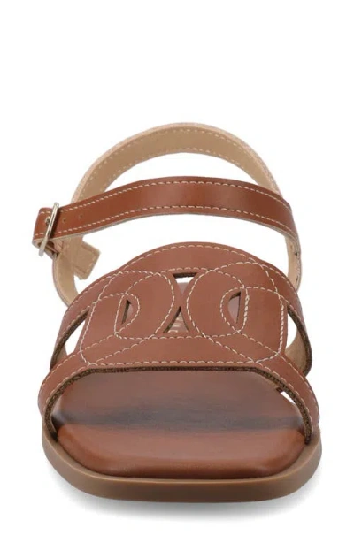 Journee Collection Bridey Sandal In Brown