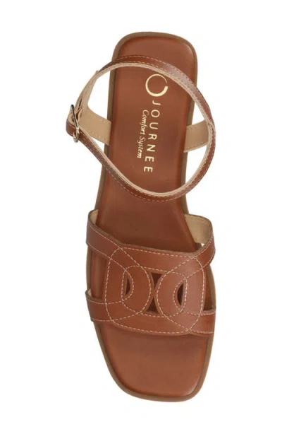 Journee Collection Bridey Sandal In Brown