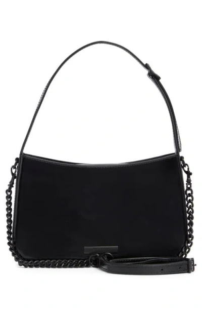 Kurt Geiger London Crystal Embellished Shoulder Bag In Black