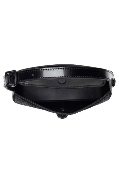 Kurt Geiger London Crystal Embellished Shoulder Bag In Black