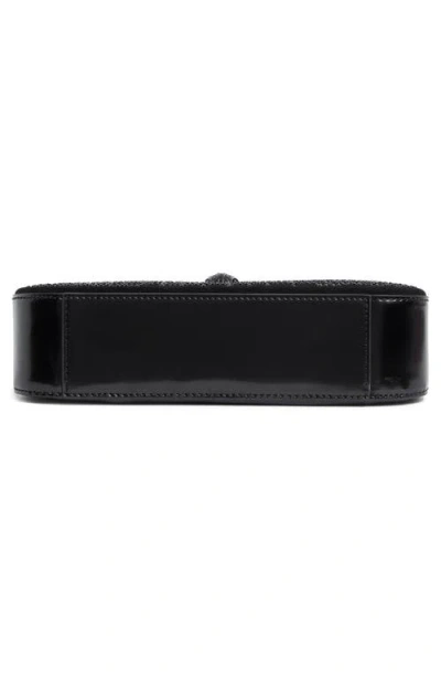 Kurt Geiger London Crystal Embellished Shoulder Bag In Black