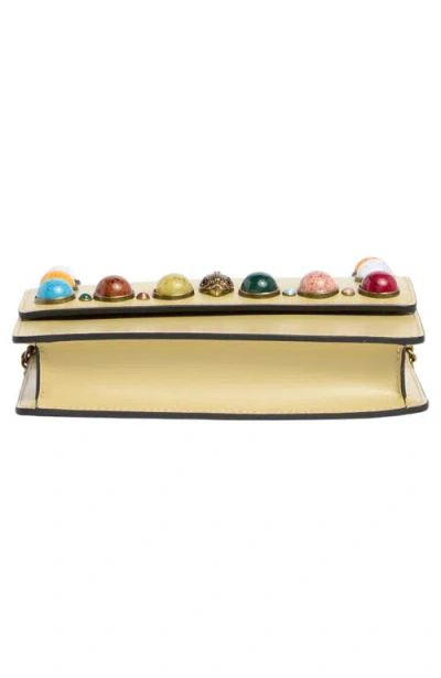 Kurt Geiger London Extra Mini Shoreditch Studded Crossbody Bag In Neutral